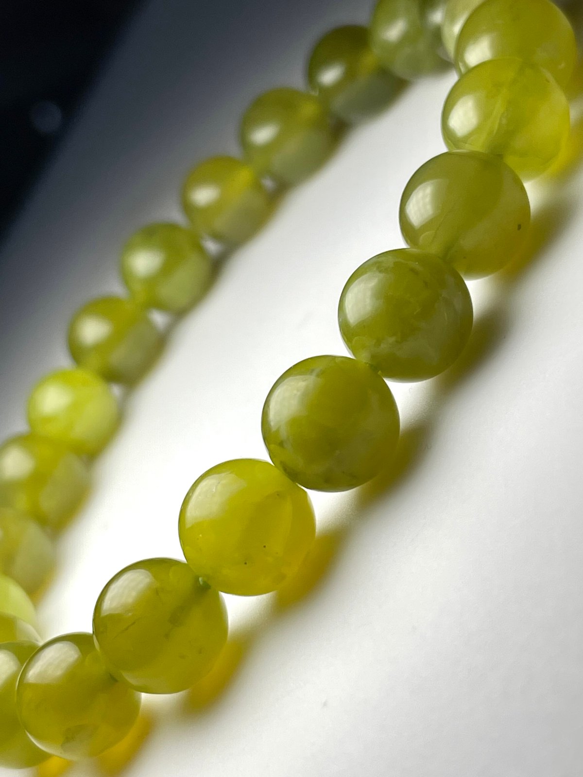 ミルキー サーペンティン【蛇紋石】ブレスレット◇天然石