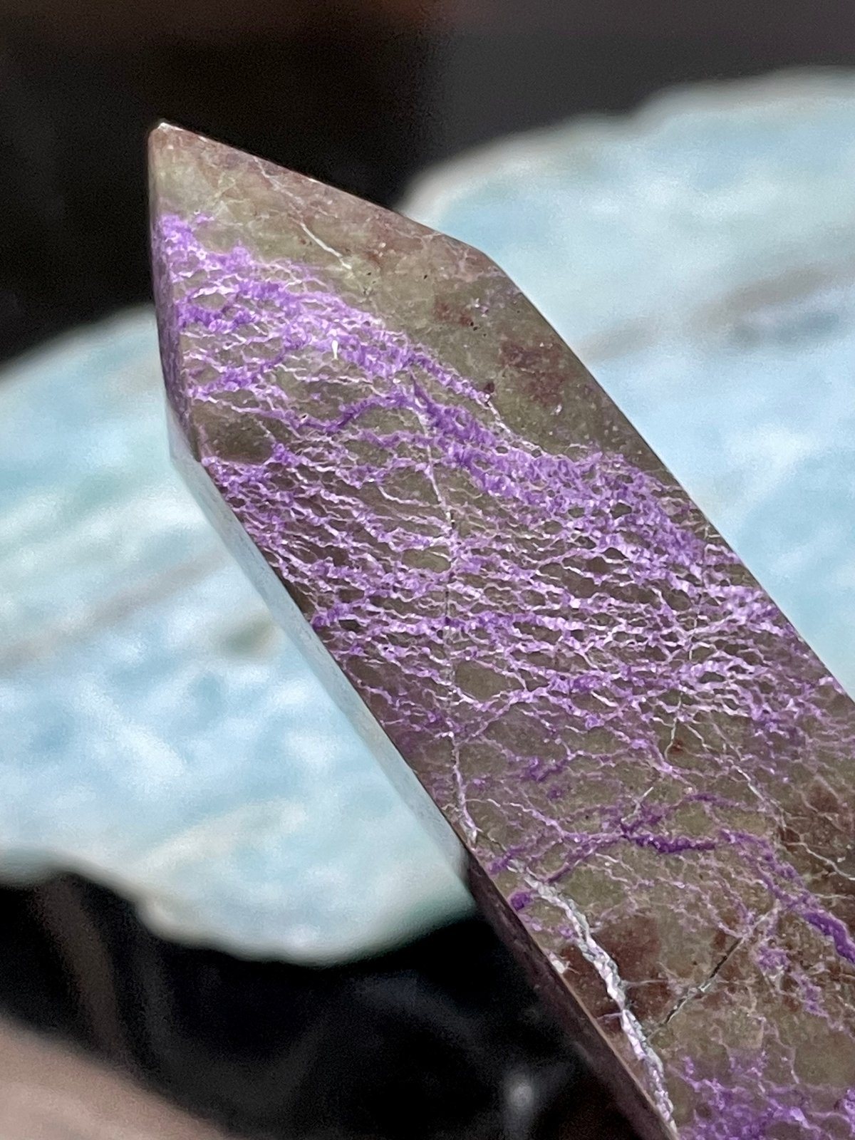 アトランティサイト【杉石】スティヒタイト◇六角柱タワー