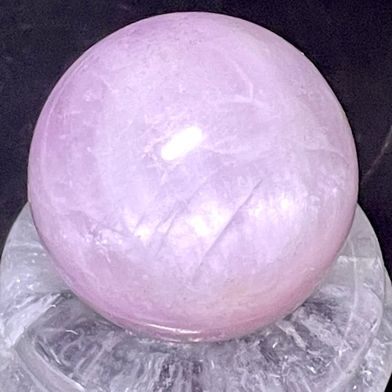 クンツァイト【リチア輝石】丸玉○スフィア◇天然石◇パワーストーン