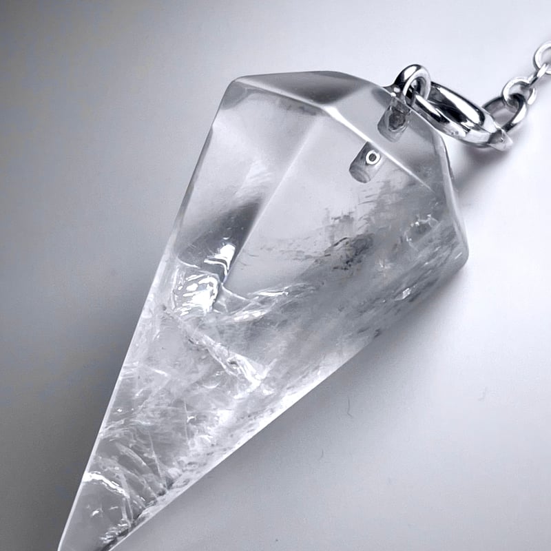 ★限定NEW★万能の石♡【クリスタルクォーツ『水晶』6面カットペンデュラム】❤ ☆限定NEW☆万能の石♡【クリスタルクォーツ『水晶』6面カット