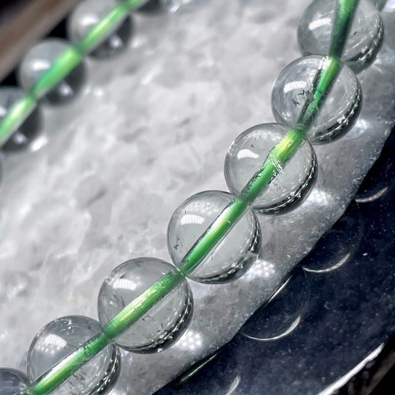 AAA☆グリーンアメジスト【プラシオライト】ブレスレット◇緑