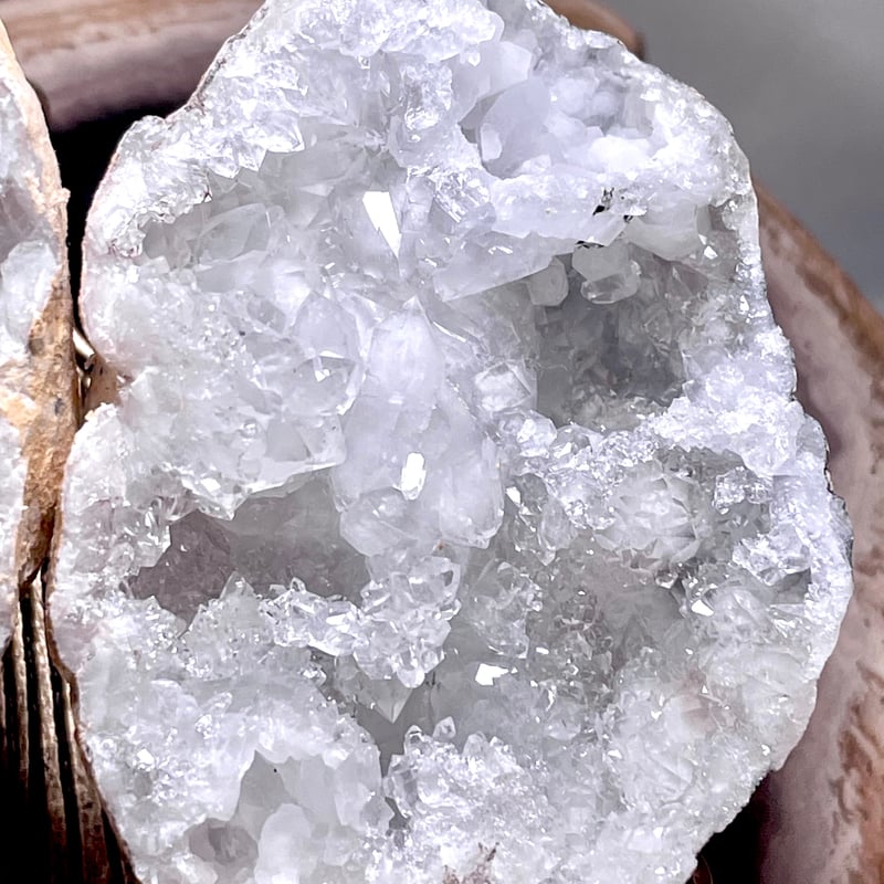 水晶【モロッコ産】ジオード【晶洞】ペアタイプ◇天然石◇パワース