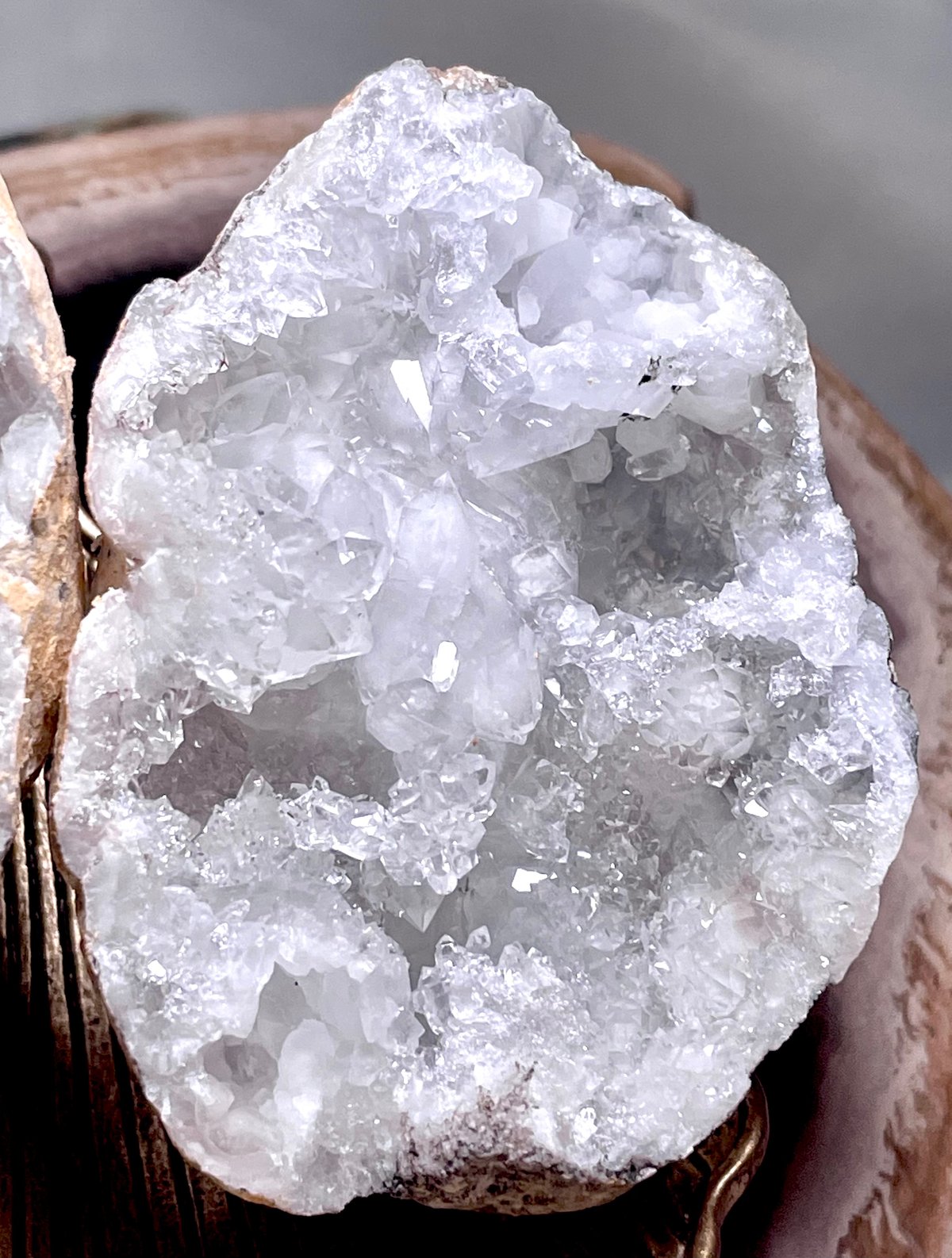 水晶【モロッコ産】ジオード【晶洞】ペアタイプ◇天然石◇パワース