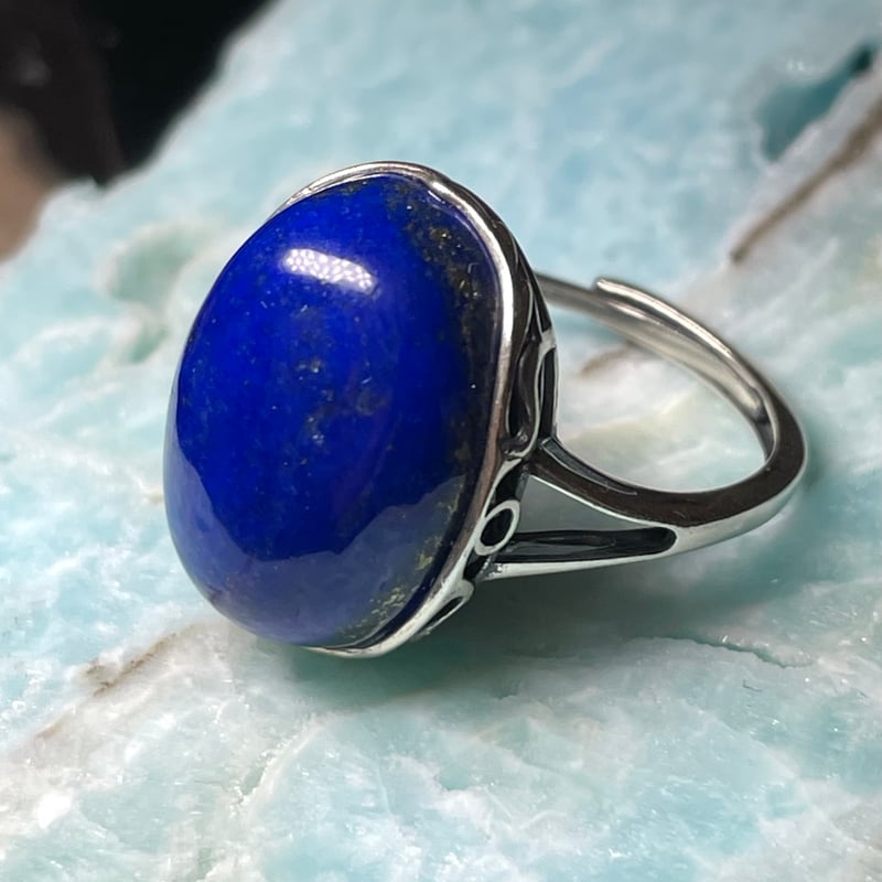 ラピスラズリ【青金石】指輪◇リング◇天然石◇パワーストーン