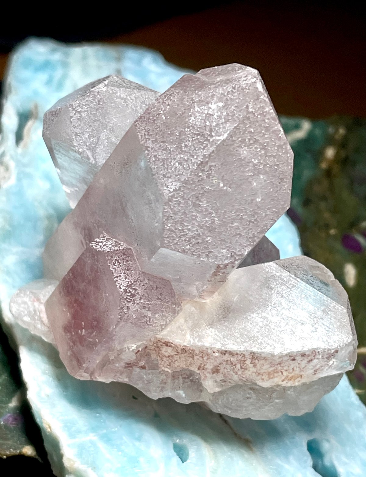 レッドファントムクォーツ【赤幻影水晶】クラスター◇原石◇天然石