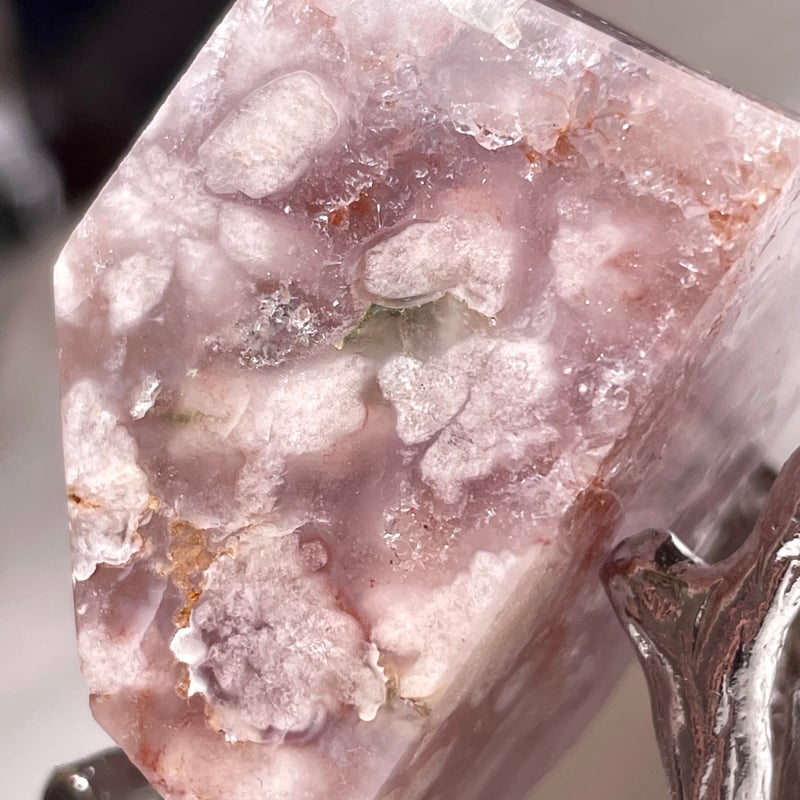 ピンクアメジスト【桜瑪瑙】ピンクフラワーアゲート◇フリー