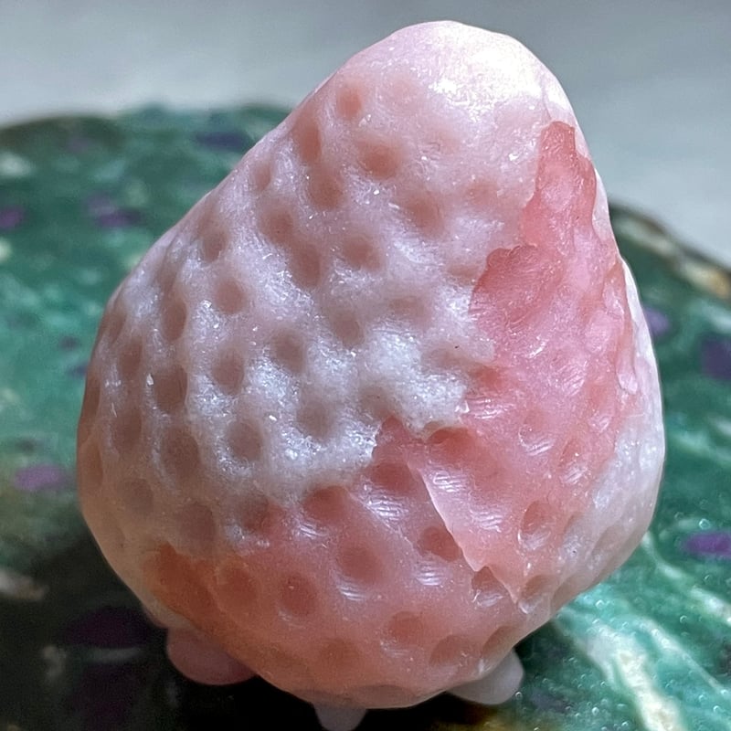 ピンクオパール【蛋白石/キューピッドストーン】苺・いちご◇天然石