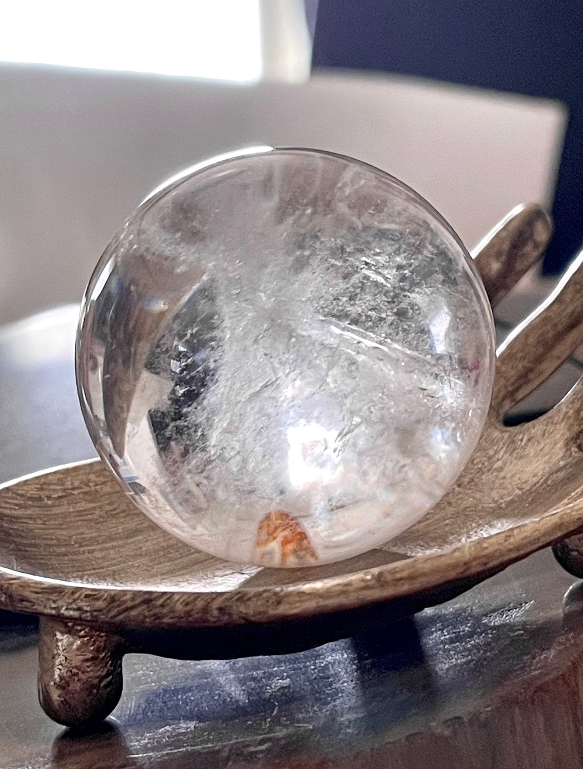 水晶＊クリアクリスタル＊5.9cmスフィア＊パワーストーン天然石 水晶＊クリアクリスタル＊5.9cmスフィア＊パワーストーン天然石 水晶