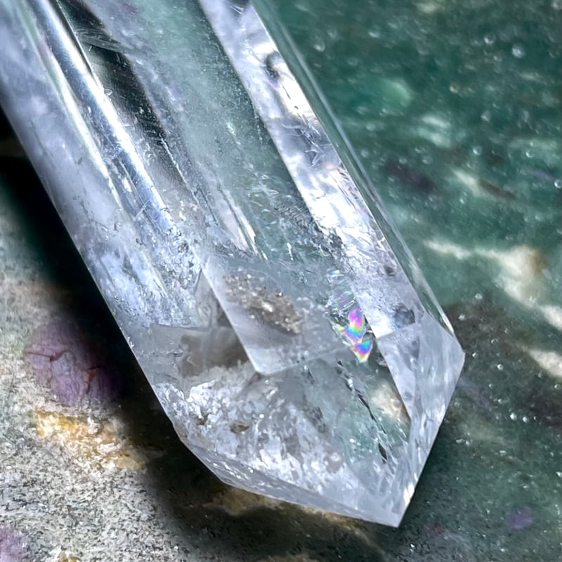 水晶【クリアクオーツ】ダブルポイント◇六角◇天然石◇パワーストーン