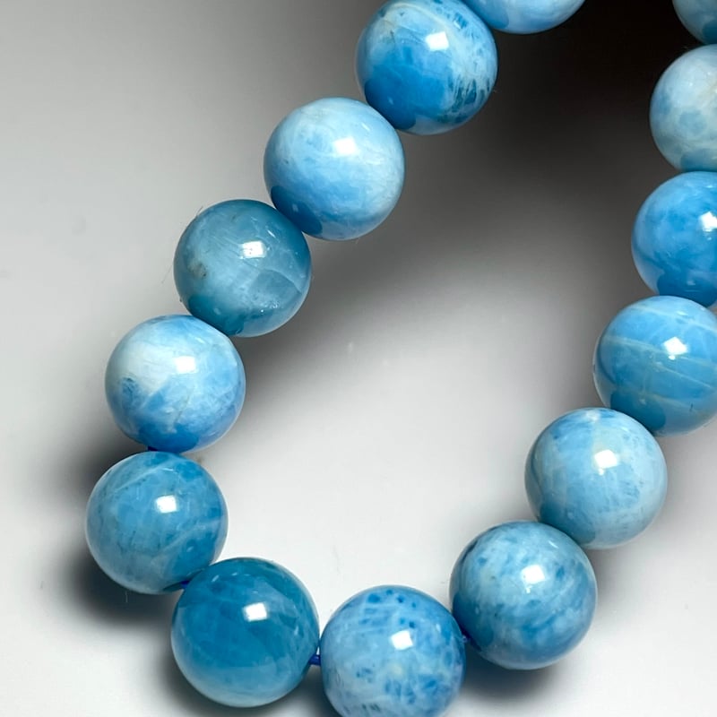 ブルーアパタイト【燐灰石】ブレスレット◇天然石◇パワーストーン