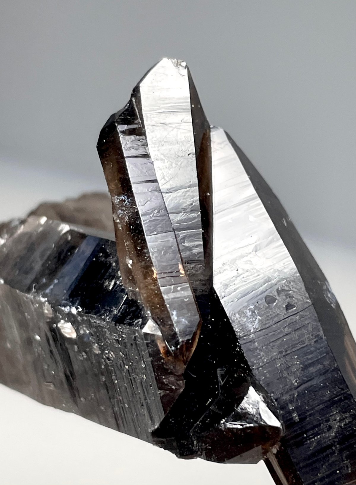 極上モリオン【黒水晶】ポイント◇クラスター◇天然石 極上モリオン【黒水晶】ポイント◇クラスター◇天然石