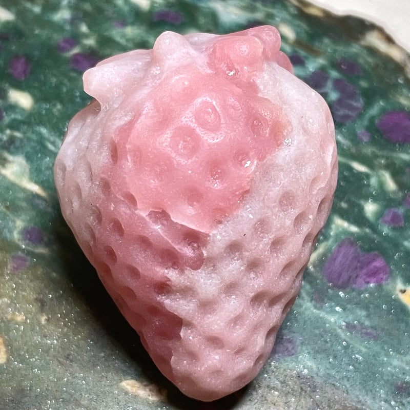 ピンクオパール【蛋白石/キューピッドストーン】苺・いちご◇天然石