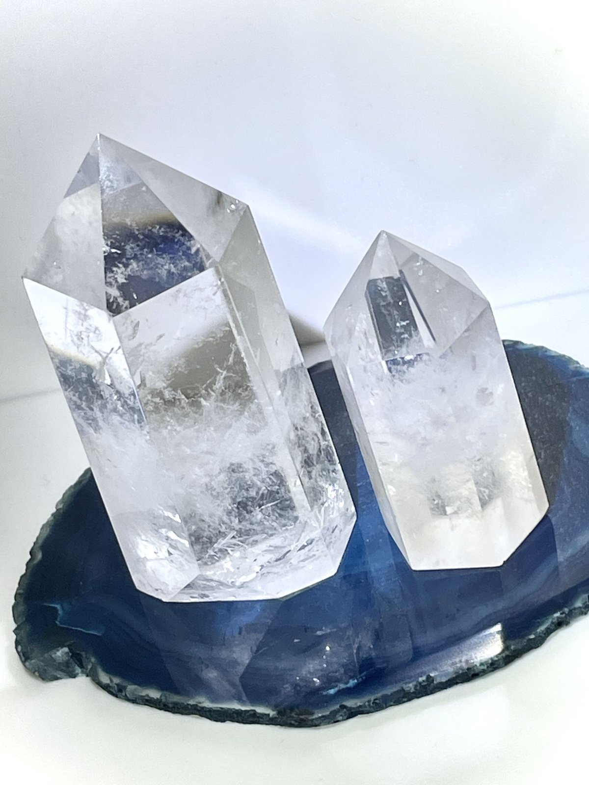 ✳✨激凄超逸品❗✨超高透明度‼️✨レインボー 水晶 六角柱