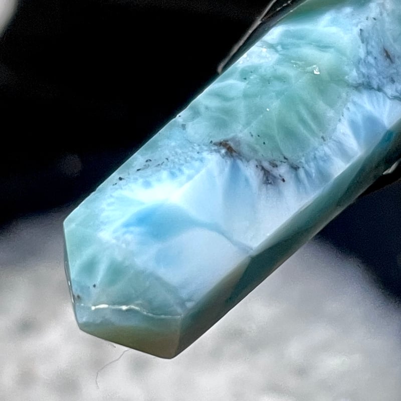 ラリマー【ブルーペクトライト】ミニ タワー◇ポイント◇六角柱