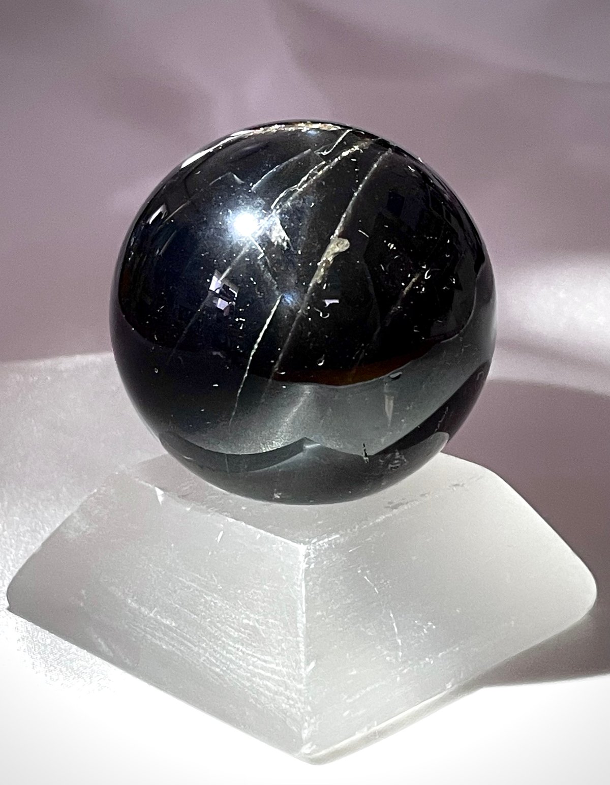 ✳️極玉 ダブルスター☆極上家宝級大宝珠✨スターモリオン 黒水晶 丸玉 天然石 ✳️極玉 ダブルスター☆極上家宝級大宝珠✨スターモリオン 黒