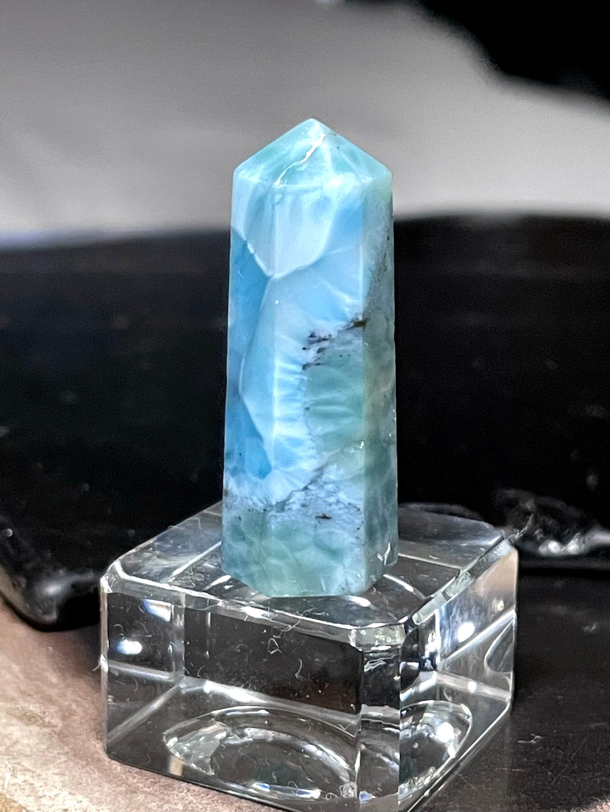 新品ラリマー天然石高品質『天然ペクトライト・ブルー・ペクトライト