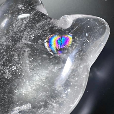 水晶【クリアクオーツ】猫顔◆オブジェ◆天然石◆パワーストーン