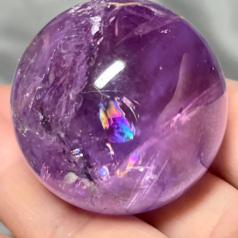 ラベンダーアメジスト【紫水晶】スフィア○丸玉◇天然石