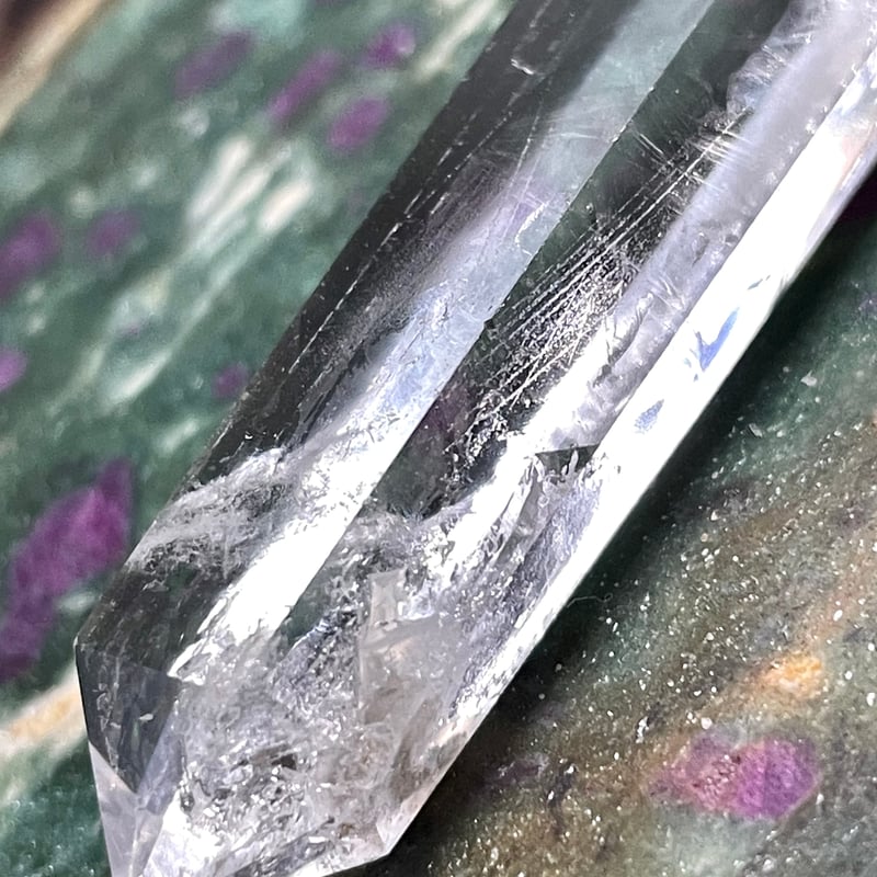 水晶【クリアクオーツ】ダブルポイント◇六角◇天然石◇パワーストーン