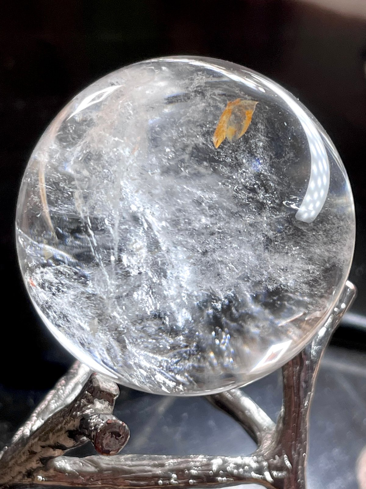 天然水晶【クリアクォーツ】丸玉○スフィア◇天然石◇パワーストーン