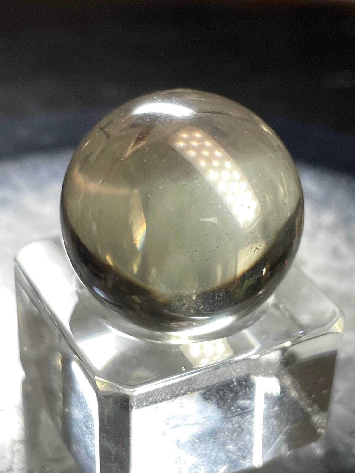 レモンクォーツ【硫黄水晶】丸玉○スフィア◇ファントム◇天然石