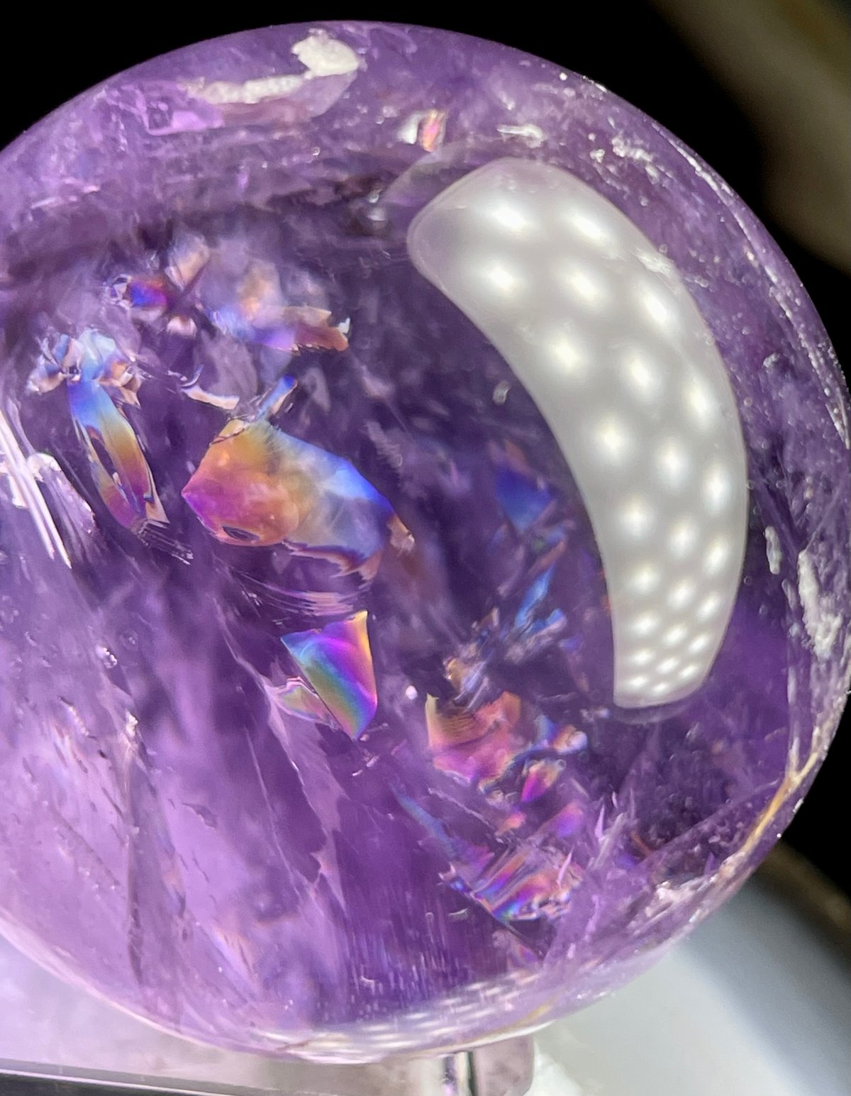 ラベンダーアメジスト【紫水晶】スフィア○丸玉◇天然石