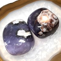 ハイパーシーン【紫蘇輝石】タンブル◇カボション◇天然石
