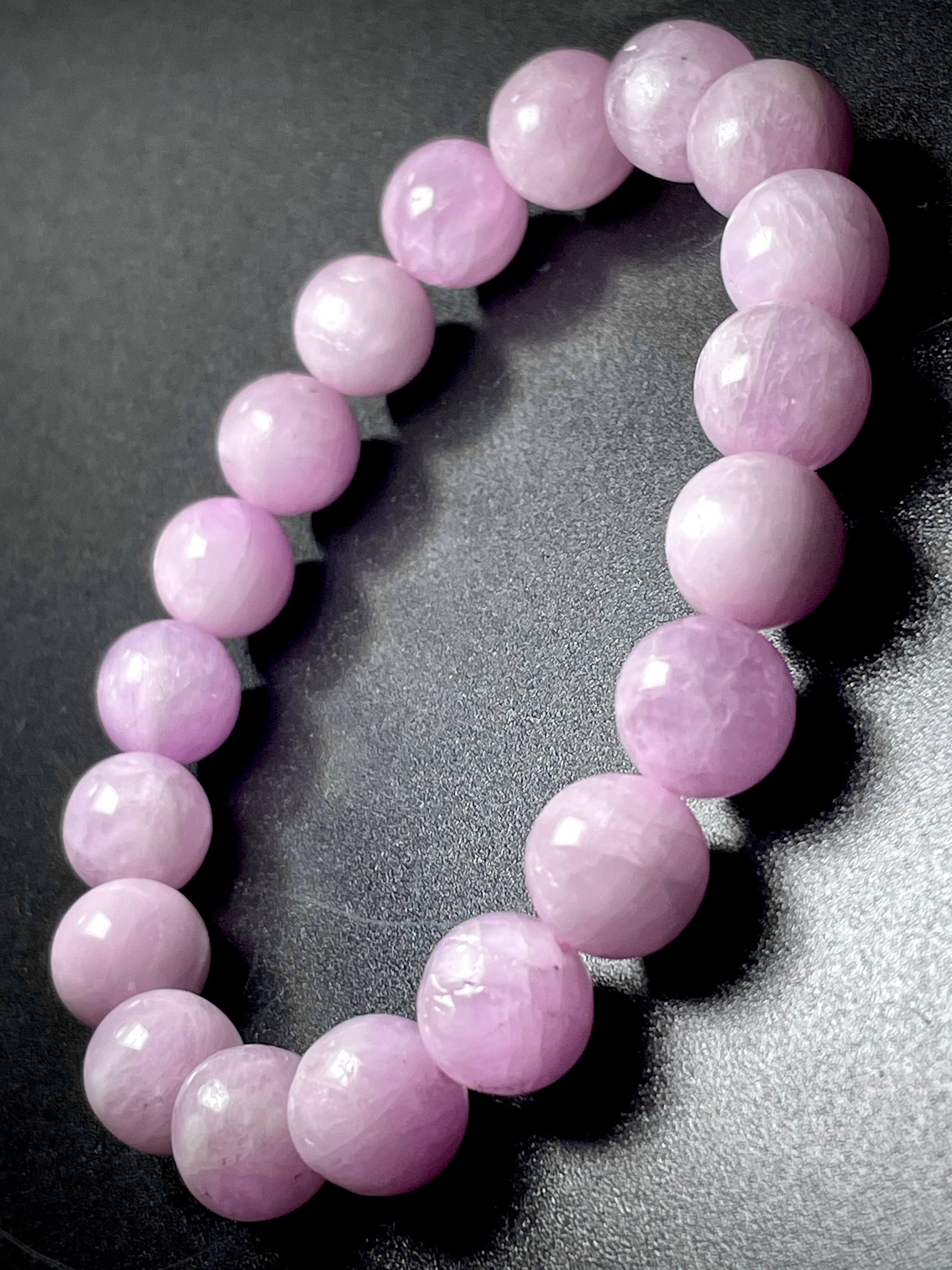 クンツァイト【リチア輝石】ミルキー・キャッツアイ◇ブレスレット