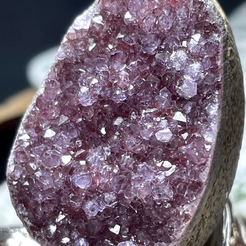 ドゥルージー◇シュガー【アメジスト】紫水晶◇卵型◇天然石