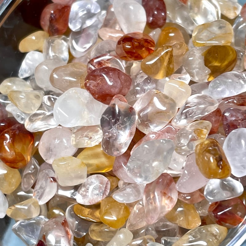 ゴールデンヒーラー◇ファイヤークォーツ】さざれ◇100g◇天然石