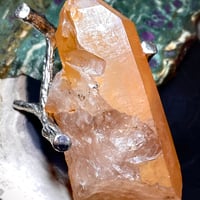 タンジェリンクォーツ【蜜柑水晶】クラスター★疲労回復★天然石★パワーストーン