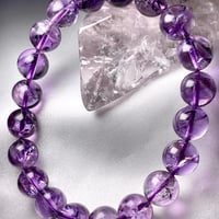 良質☆【アメシスティンクォーツ】ブレスレット◇天然石