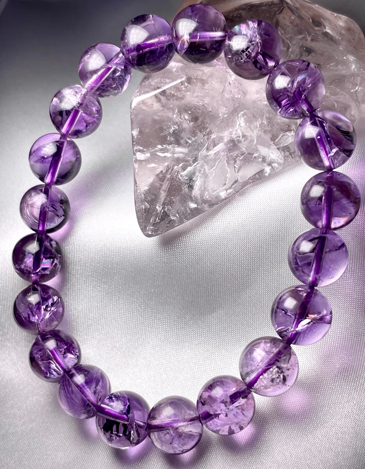 ラベンダーアメジスト　アイリスクォーツ約40mm 1/19新着｜アイリスラベンダーアメジスト | premium stone