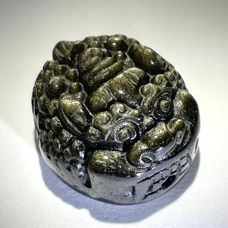 ゴールデンシャイン オブシディアン【黒曜石】貔貅【ヒキュウ