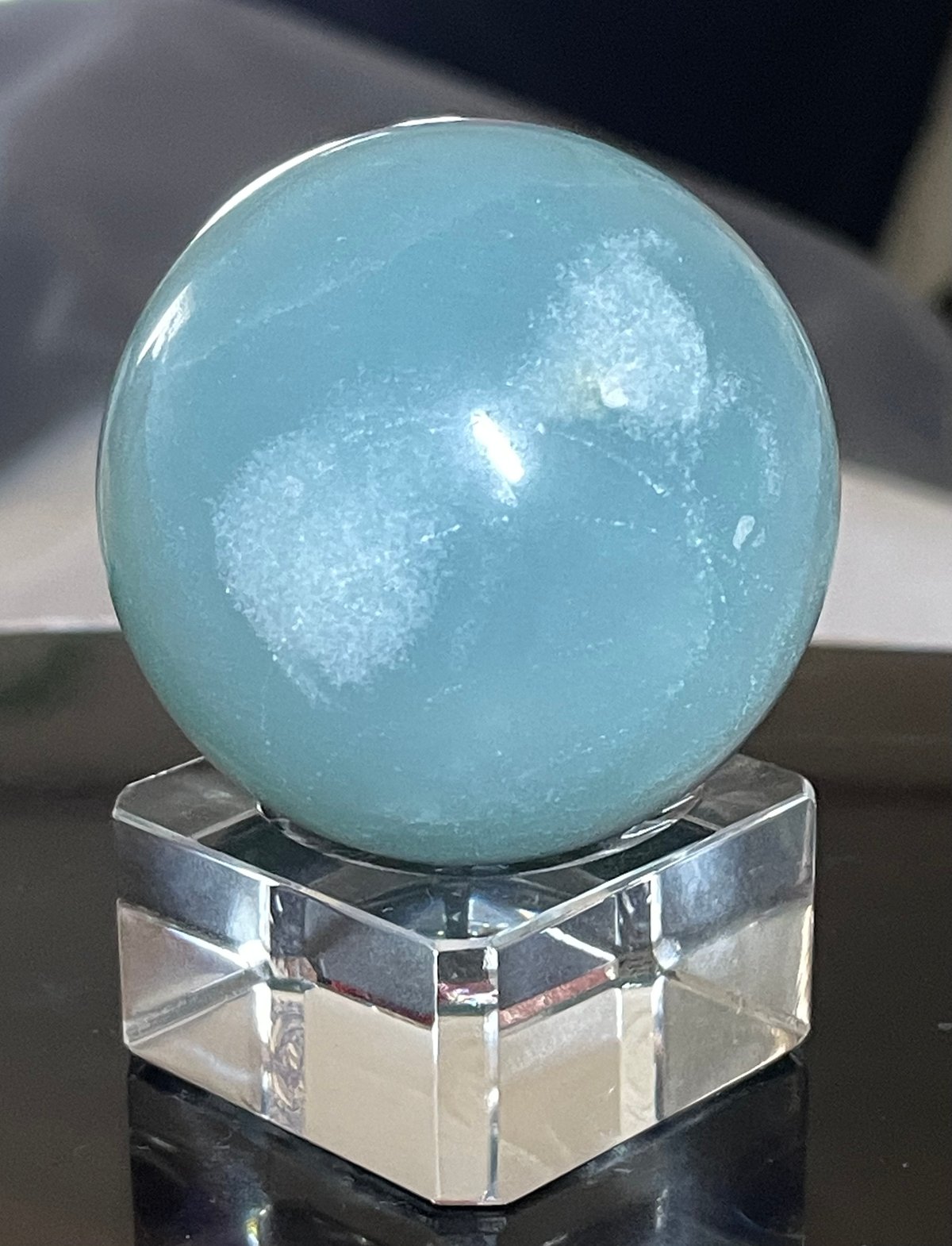 アマゾナイト【天河石】丸玉○スフィア◇天然石◇パワーストーン