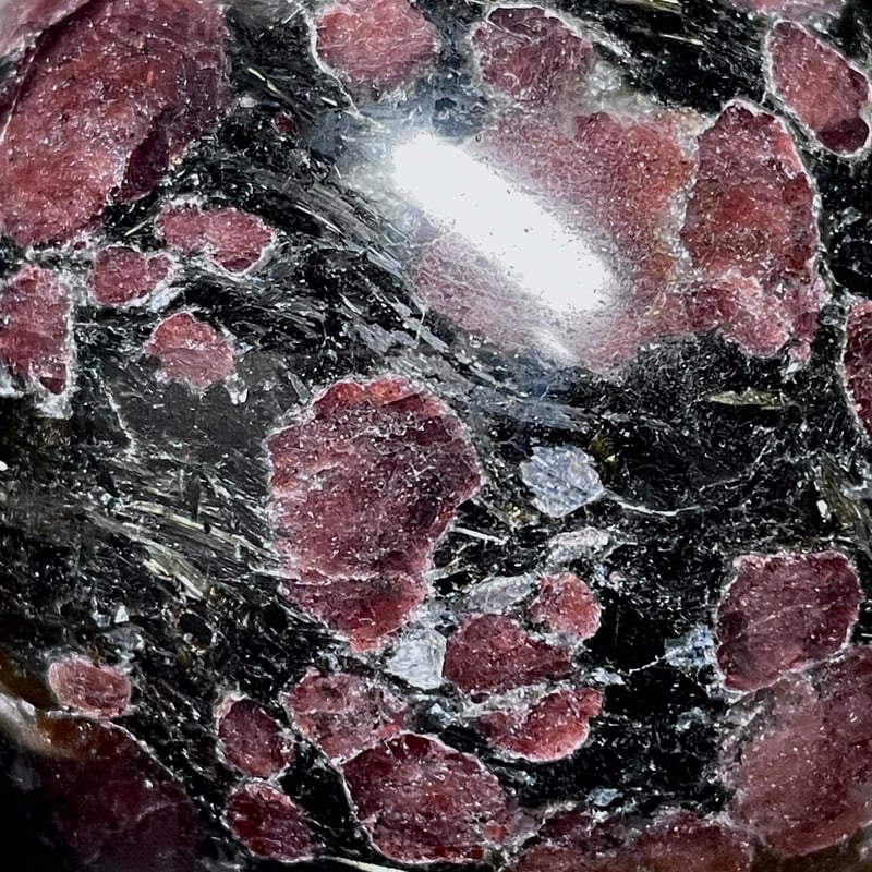 ガーネット インヌーマイト【丸玉○スフィア】70㎜◇天然石