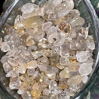 ゴールドルチルクォーツ【金針水晶】さざれ◆100g◆天然石◆パワーストーン