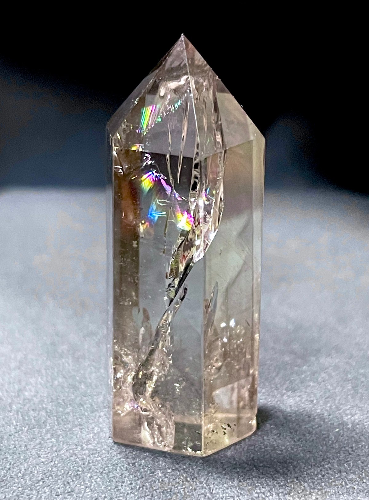 スモーキークォーツ【煙水晶】六角柱◇ミニタワー◇ポイント◇天然石