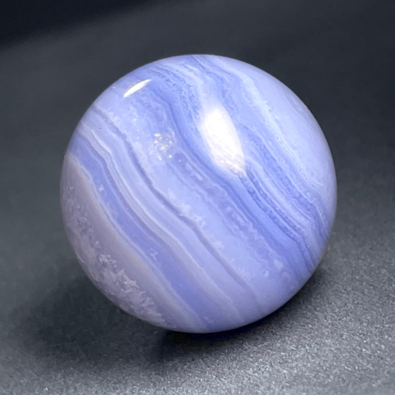ブルーレースアゲイト瑪瑙 10mm100玉 - 置物
