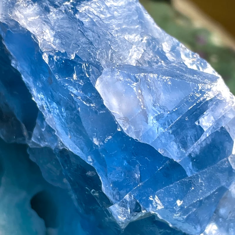 ブルーフローライト【蛍石】原石◇鉱物◇天然石◇パワーストーン