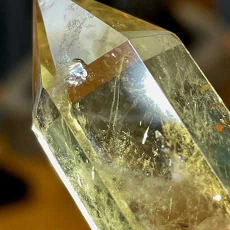 高品質★シトリン【黄水晶】ダブルポイント◆ダブルターミネーテッド◆天然石◆パワーストーン