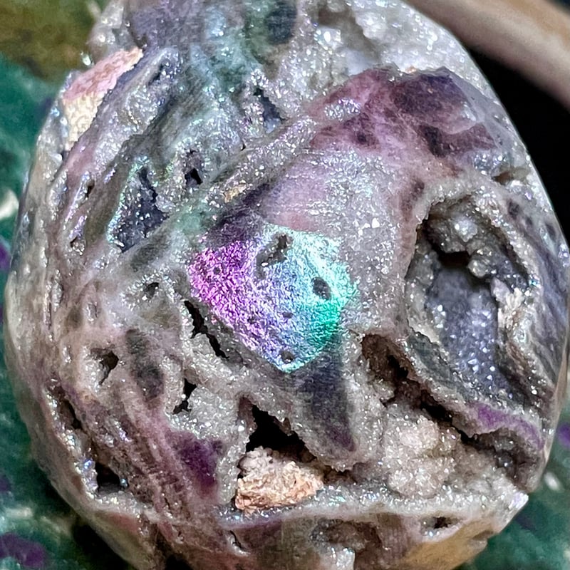 オーラ スファレライト【閃亜鉛鉱】卵型◇天然石◇パワーストーン