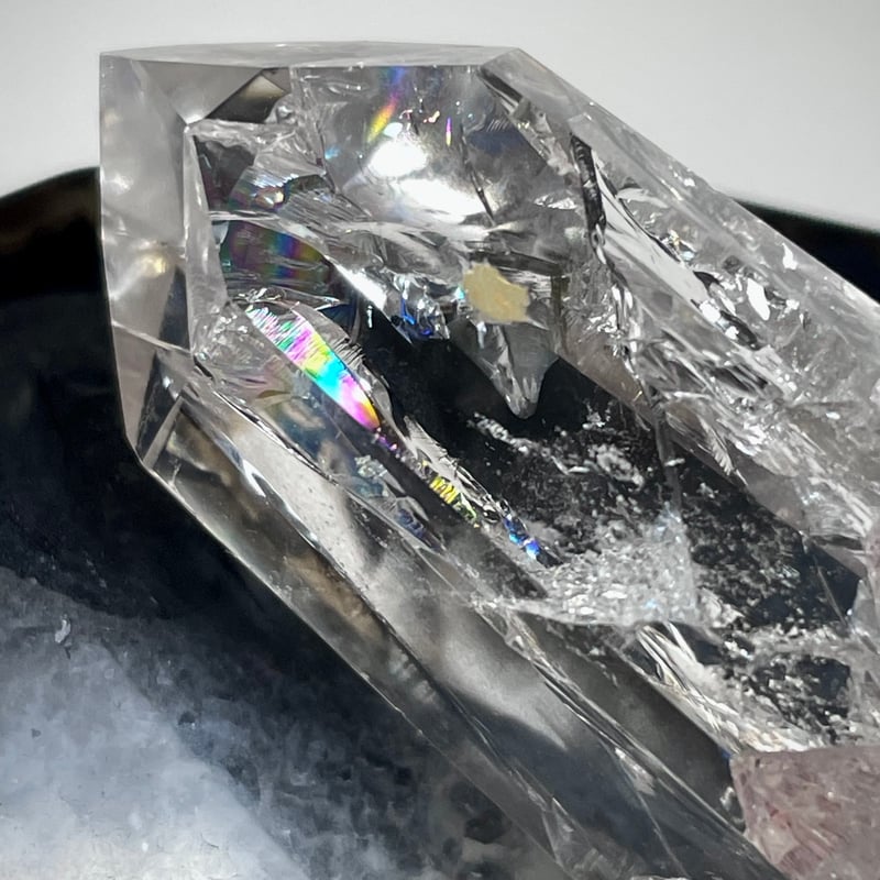 クラック水晶　タワー　天然石 水晶】クラック水晶◇ポイント◇タワー◇クリアクオーツ◇天然石