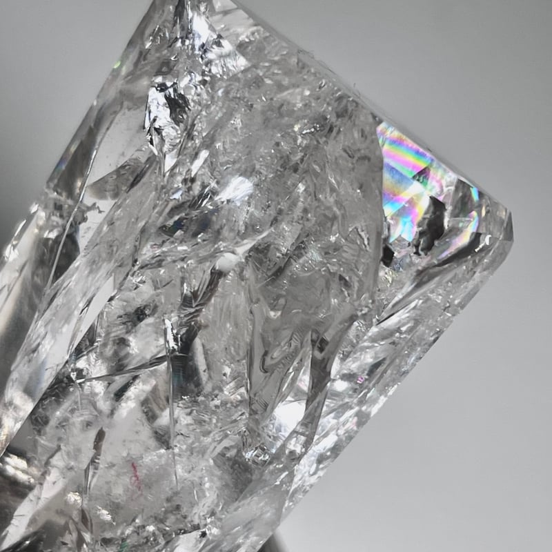 クラック水晶　タワー　天然石 水晶】クラック水晶◇ポイント◇タワー◇クリアクオーツ◇天然石