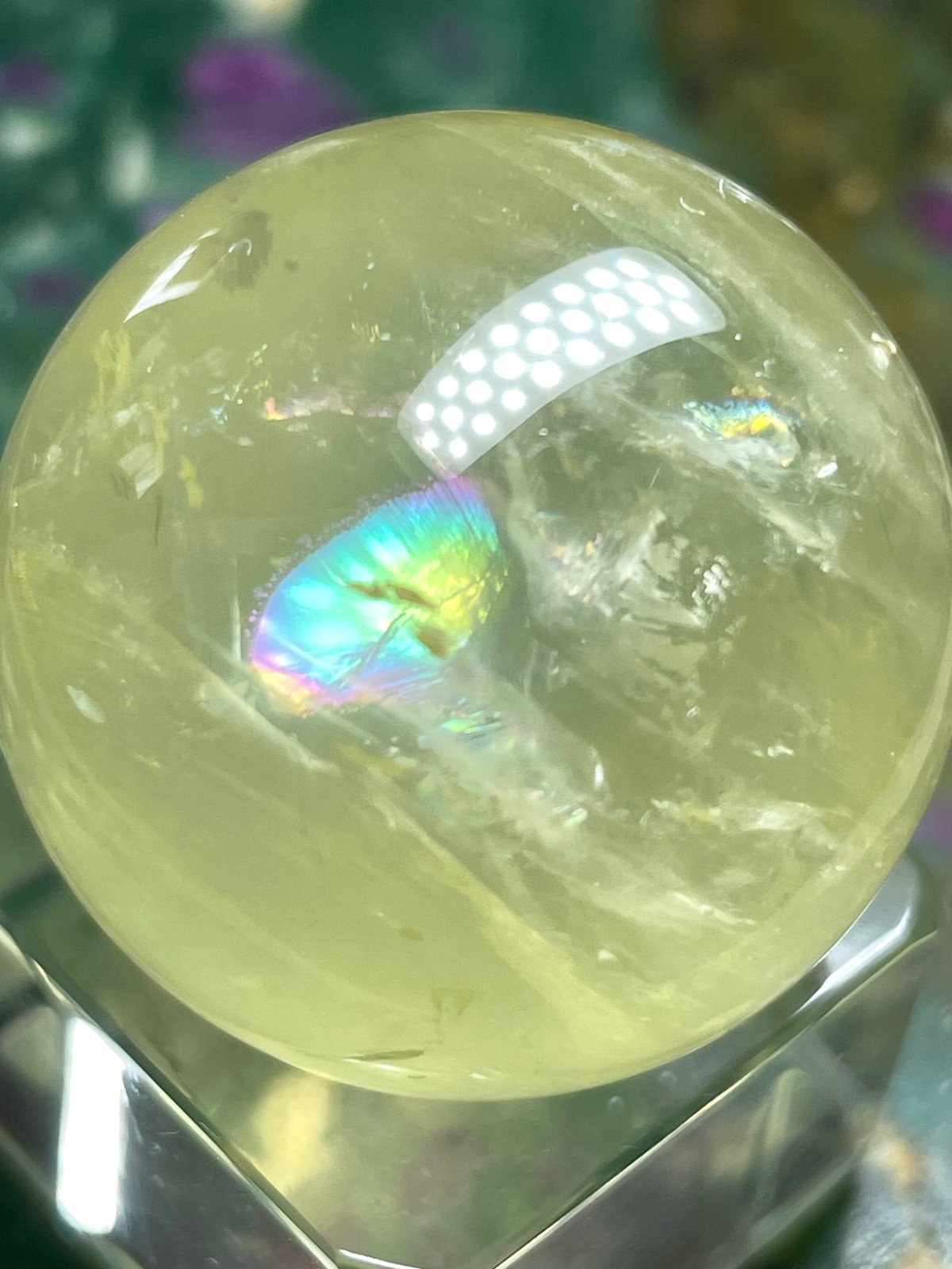 シトリン【黄水晶】丸玉○スフィア◇天然石◇パワーストーン