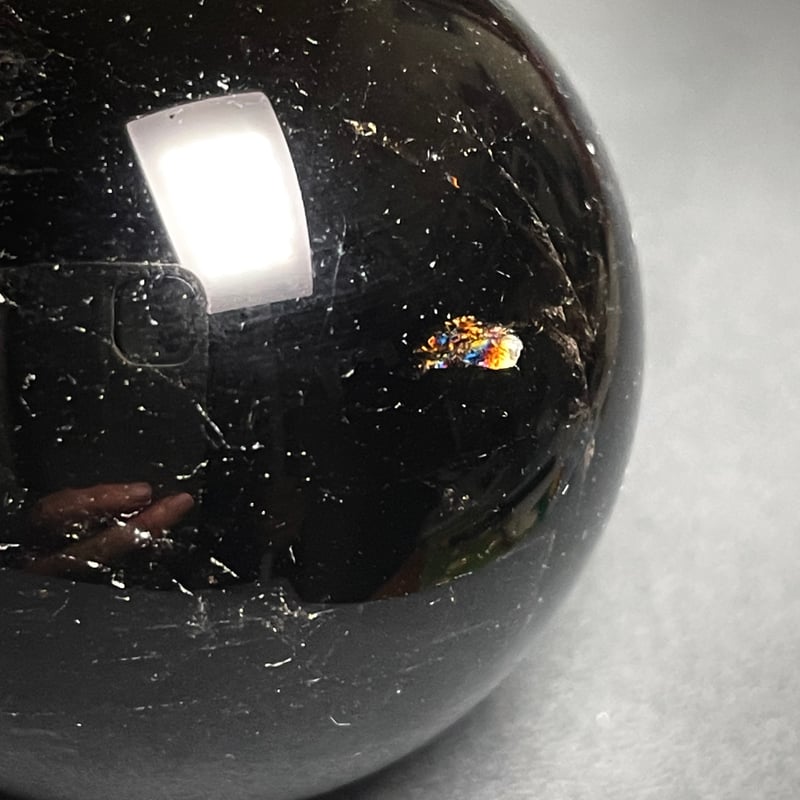 ☆特選一石☆希少チベット産♢破邪の石【小粒 ♠︎天然黒水晶モリオン