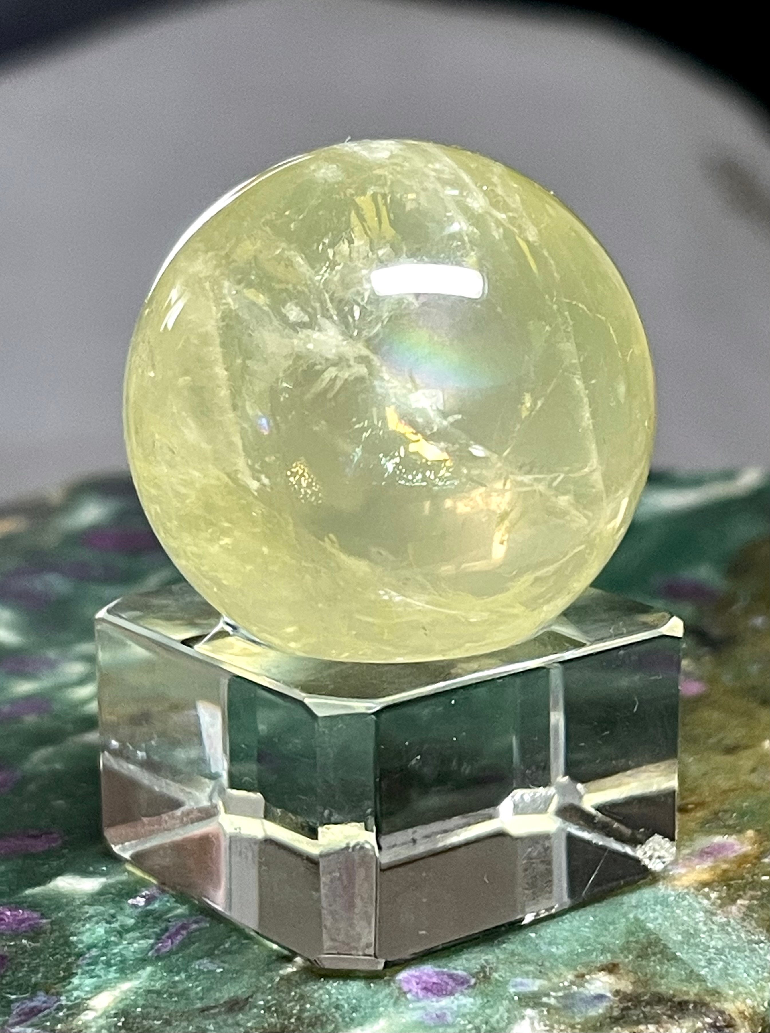 シトリン【黄水晶】丸玉○スフィア◇天然石◇パワーストーン