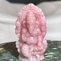ピンクオパール【ガネーシャ】置物◆彫刻◆天然石◆パワーストーン