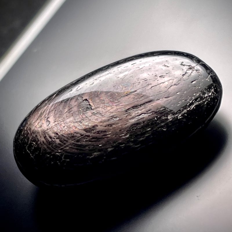 ハイパーシーン【紫蘇輝石】タンブル◇カボション◇天然石