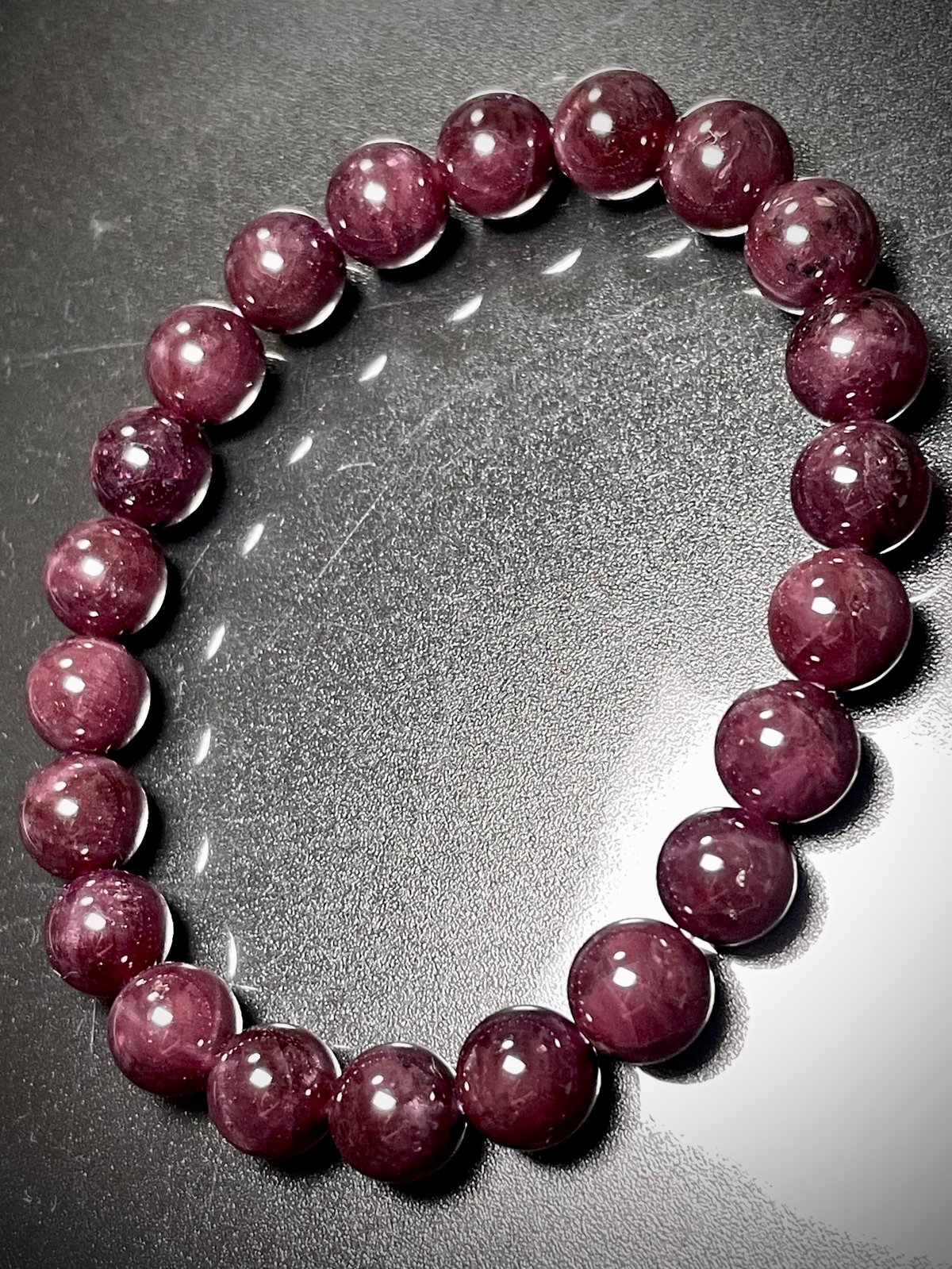 【スターガーネット】AA 高品質　ブレスレット 天然石 スター ガーネット【柘榴石】ブレスレット◇天然石◇パワーストーン